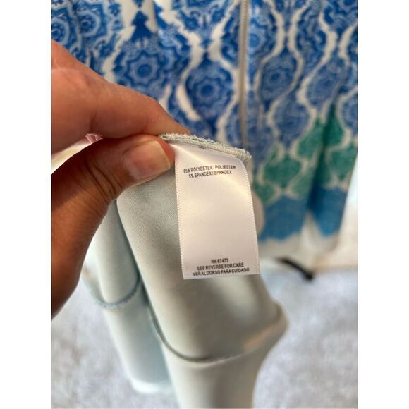 Danny & Nicole Women's Tribal Geometric Printed Fit and Flare A-Line Shift Dress - Picture 2 of 9